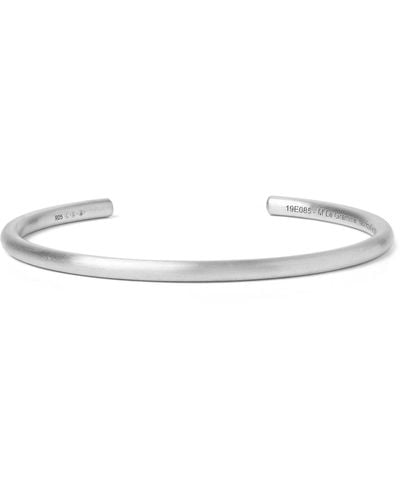 Le Gramme Le 15 Brushed Sterling Silver Cuff - Metallic