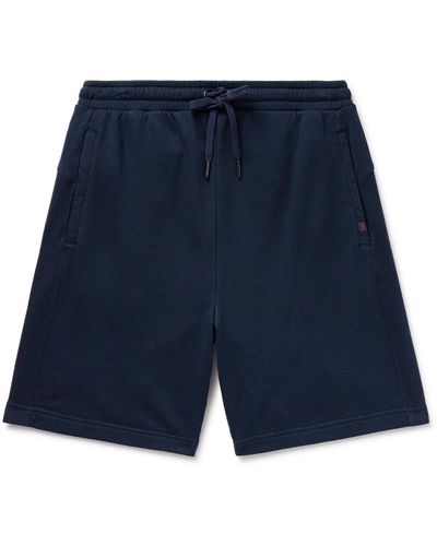 Derek Rose Quinn 1 Straight-leg Cotton And Modal-blend Jersey Shorts - Blue