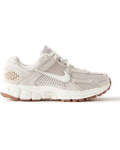 Nike Zoom Vomero 5 Rubber-trimmed Mesh And Brushed-suede Sneakers - White