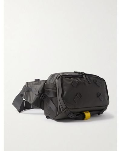 Porter-Yoshida and Co Potr Ride Webbing-trimmed Shell Belt Bag - Black