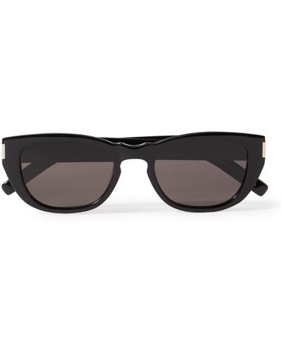 Saint Laurent D-frame Acetate Sunglasses - Black