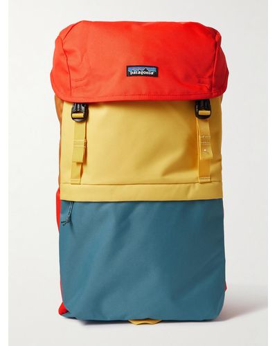 Patagonia Arbor Lid Recycled Canvas Roll-top Backpack - Yellow