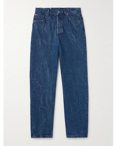 Dries Van Noten Gerade geschnittene Jeans - Blau