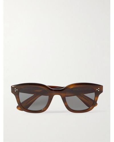 Garrett Leight Cyprus Square-frame Acetate Sunglasses - Multicolour