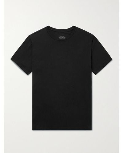 Save Khaki Supima Cotton-jersey T-shirt - Black