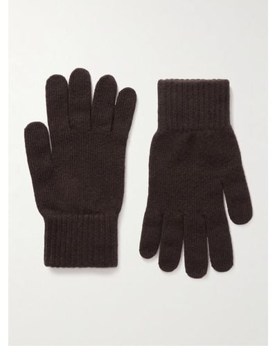 Anderson & Sheppard Handschuhe aus Kaschmir - Schwarz