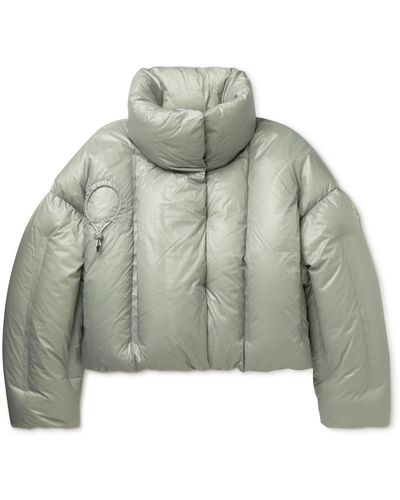 Moncler Genius Dingyun Zhang Aloby Oversized Quilted Shell Hooded Down Jacket - Gray