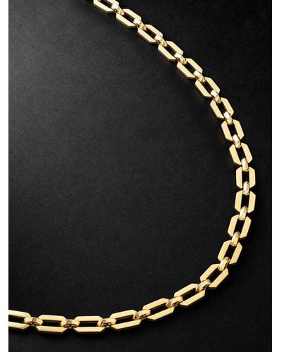 SHAY Gold Chain Necklace - Black