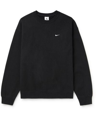 Nike Solo Swoosh Crewneck Sweatshirt Black