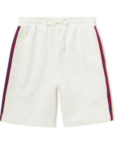 Gucci GG Jacquard Jersey Shorts - White