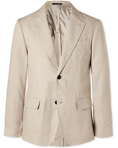 Club Monaco Linen Suit Jacket - Natural