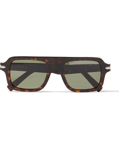 Dior Diorblacksuit N2i Square-frame Tortoiseshell Acetate Sunglasses - Multicolor