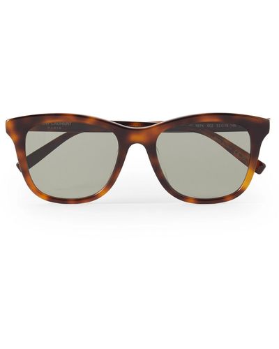 Saint Laurent D-frame Acetate Tortoiseshell Sunglasses - Multicolor