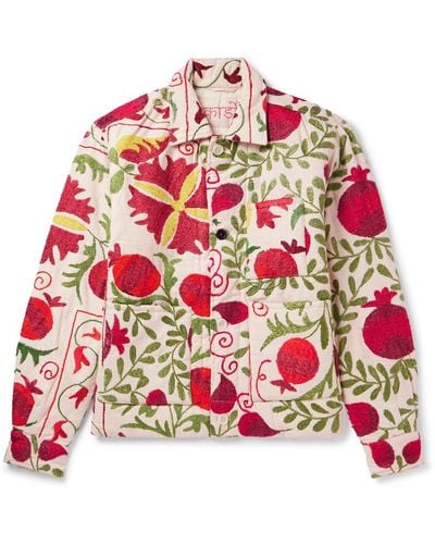 Kardo Bodhi Embroidered Quilted Cotton Jacket