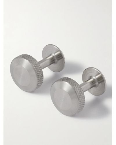 Alice Made This Oliver Stainless Steel Cufflinks - Grey