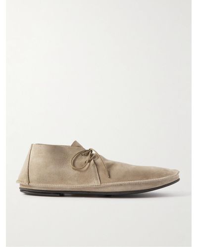 The Row Tyler Suede Chukka Boot - Natural
