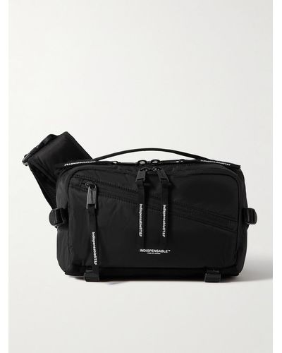 Indispensable Logo-print Econyl® Messenger Bag - Black