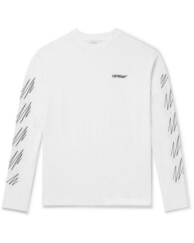 Off-White c/o Virgil Abloh Long-sleeve t-shirts for Men | Online Sale up to  76% off | Lyst
