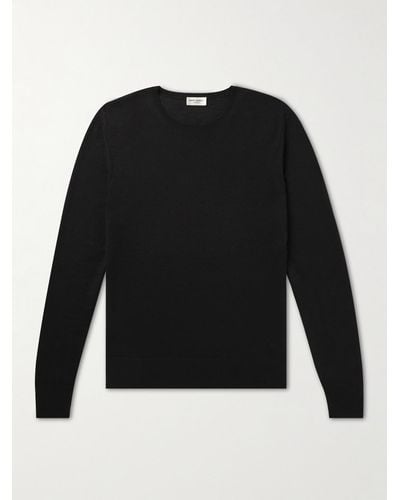 Saint Laurent Slim-fit Wool - Black