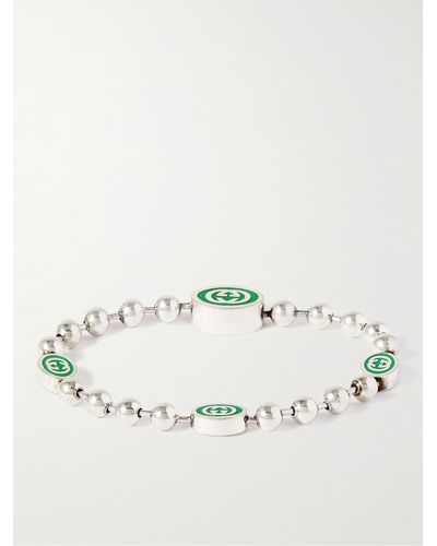 Gucci Interlocking G Boule Chain Bracelet - Metallic