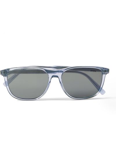 Dior Indior S3i Square-frame Acetate Sunglasses - Gray