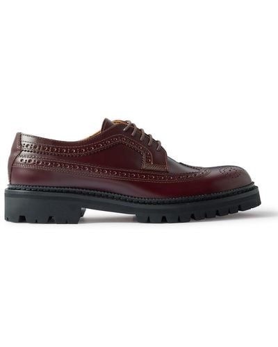 MR P. Jacques Leather Brogues - Brown