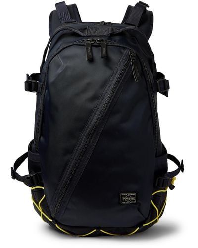 Porter-Yoshida and Co Daypack Padded Nylon Backpack - Blue