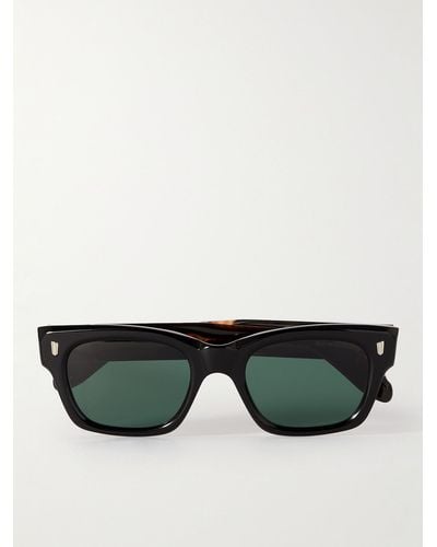 Cutler and Gross 1391 Square-frame Acetate Sunglasses - Black