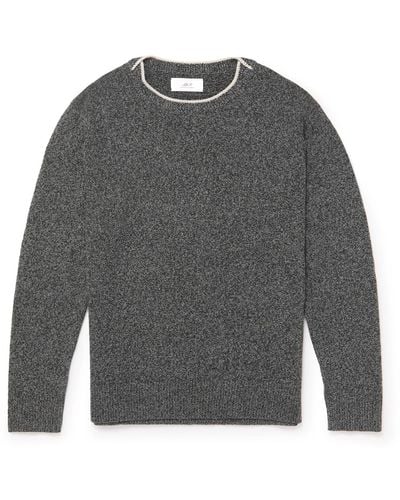 MR P. Contrast-tipped Wool Sweater - Gray