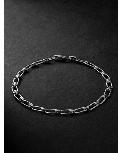 Eera Reine Silver Bracelet - Black