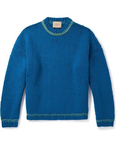 Federico Curradi Wool Sweater - Blue