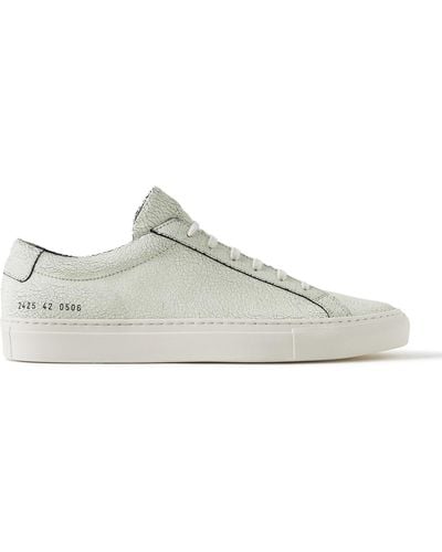 Common Projects Original Achilles Cracked-leather Sneakers - White