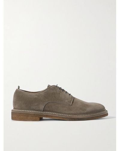 Officine Creative Hopkins Suede Derby Shoes - Brown