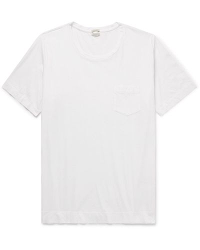 Massimo Alba Panarea Cotton-jersey T-shirt - White