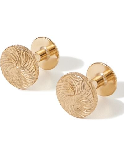 Alice Made This James Brass Cufflinks - Natural