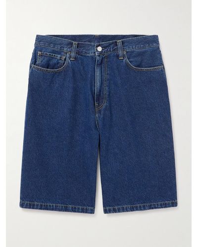 Carhartt Landon Wide-leg Denim Shorts - Blue