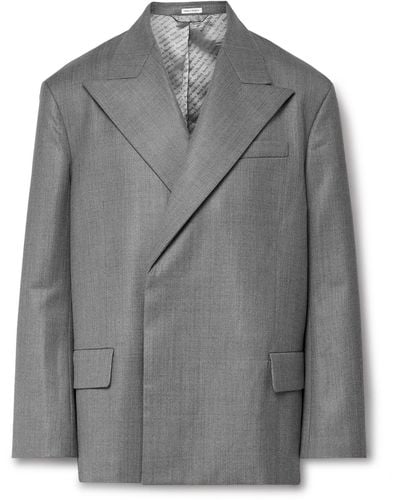 Acne Studios Jarrio Woven Suit Jacket - Gray