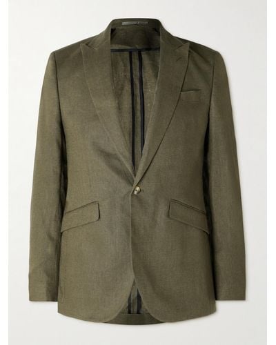 Favourbrook Ebury Linen Suit Jacket - Green