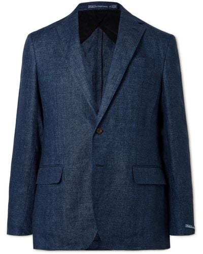 Polo Ralph Lauren Linen Suit Jacket - Blue