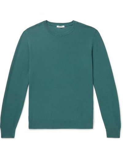 Boglioli Cotton Sweater - Blue