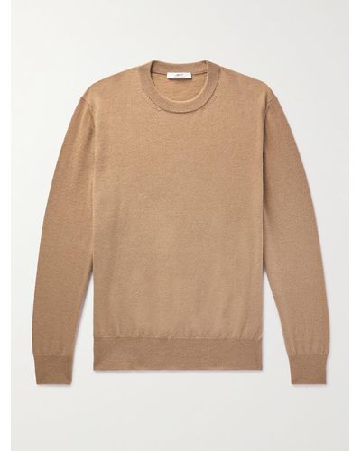 MR P. Wool And Cashmere-blend Sweater - Natural