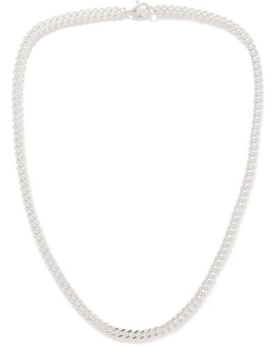 Hatton Labs Silver Chain Necklace - White