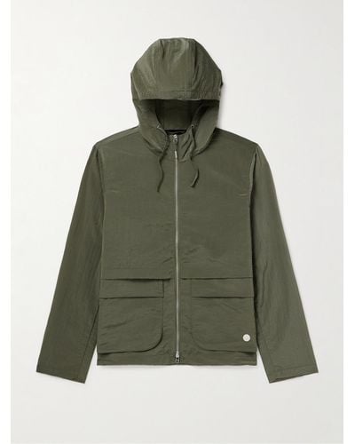 Folk Ripstop Hooded Jacket - Green