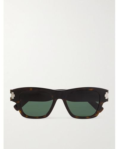 Dior DiorBlackSuit XL S2U Sonnenbrille mit eckigem Rahmen aus Azetat in Schildpattoptik - Schwarz