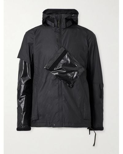 ACRONYM J36-ws Spiked Gore-tex Windstopper® And Shell Hooded Jacket - Black