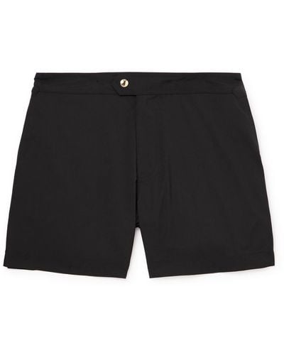 Tom Ford Slim-fit Short-length Swim Shorts - Black