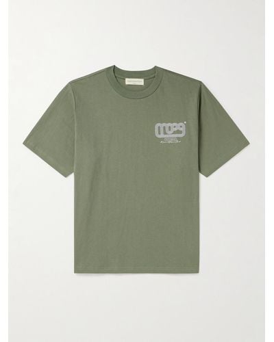 Museum of Peace & Quiet Logo-print Cotton-jersey T-shirt - Green