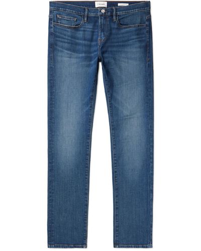 FRAME L'homme Skinny-fit Organic Jeans - Blue