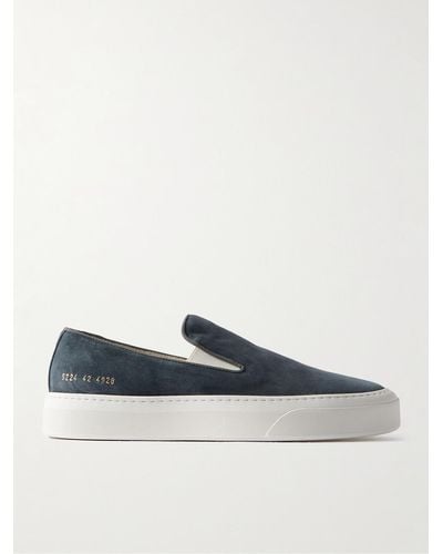 Common Projects Sneakers slip-on in camoscio - Blu