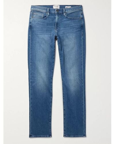 FRAME L'homme Skinny-fit Denim Jeans - Blue